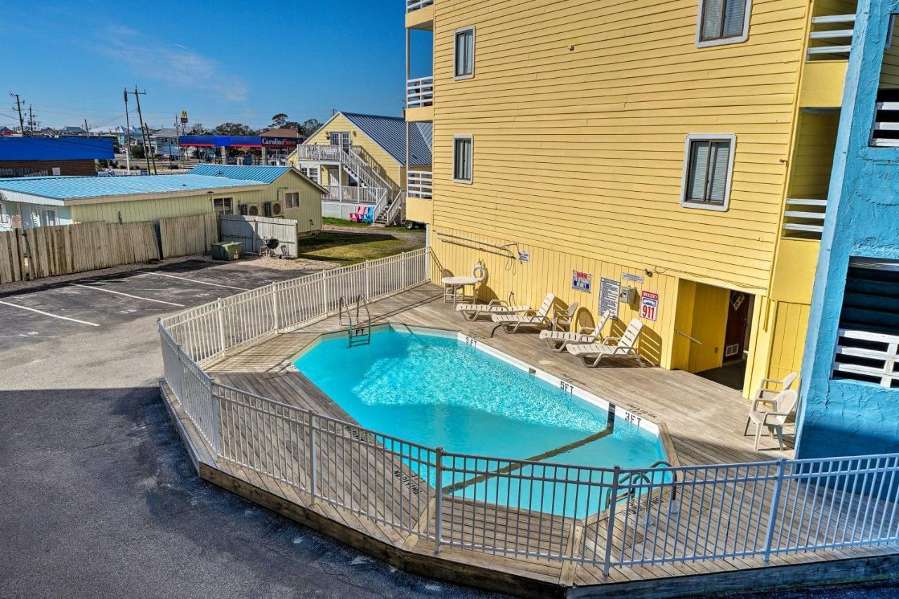 Breezy Beach Retreat With 180-Degree Ocean Views! Apartment Carolina Beach Luaran gambar