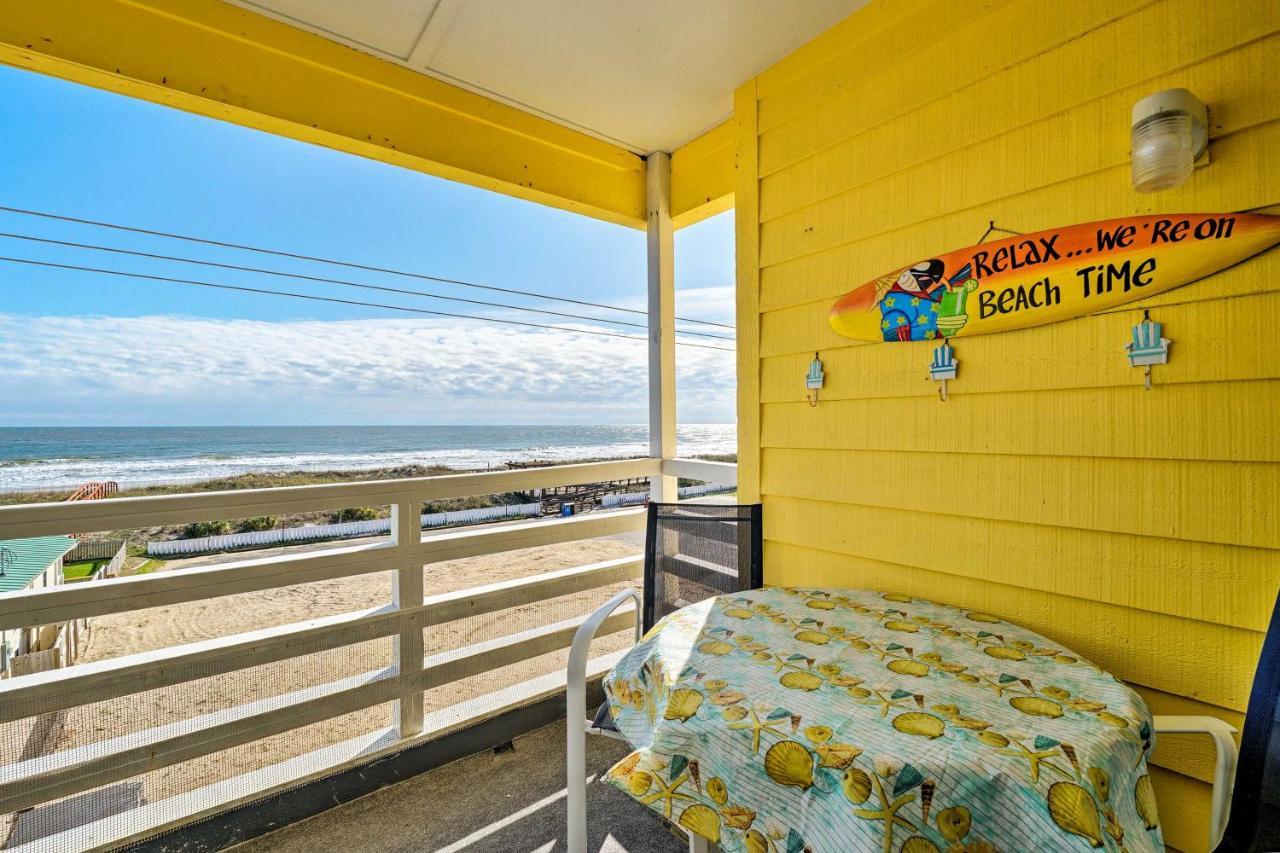 Breezy Beach Retreat With 180-Degree Ocean Views! Apartment Carolina Beach Luaran gambar
